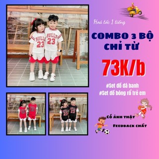 Đồ đá banh trẻ em thể thao, đồng phục nhóm lớp cho các bé 2 đến 10 tuổi