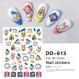 Sticker & Decal dán móng tay vịt donald nail