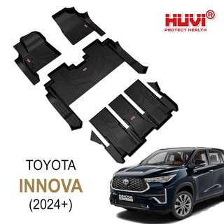 Thảm lót sàn Toyota Innova Cross 2024 chính hãng HUVI phiên bản 3D tràn viền mới nhất