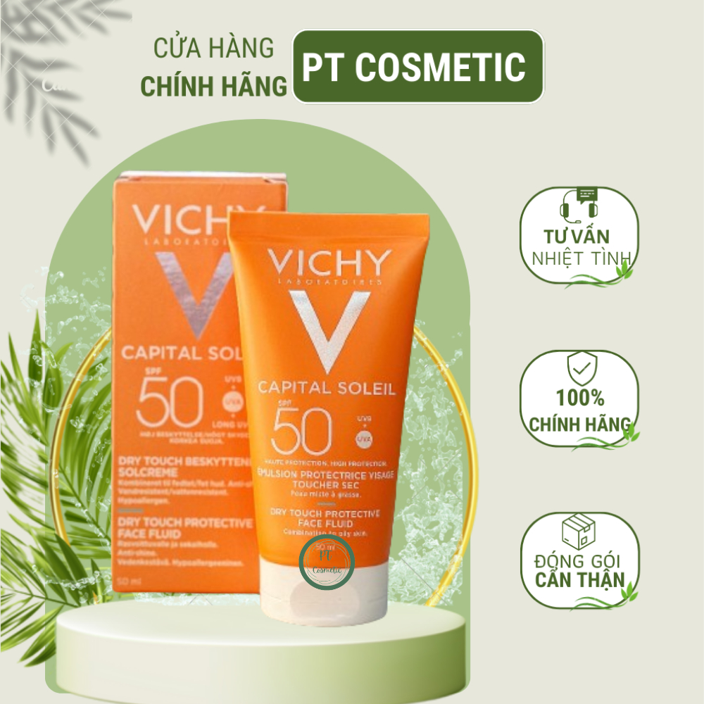 Kem chống nắng Vichy Capital Soleil SPF50 _MẪU MỚI 2023_50ml