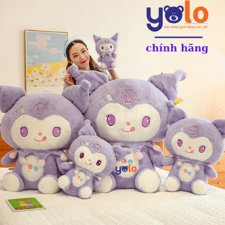  Gấu bông kuromi tím  CHÍNH HÃNG  GIẢM THÊM 50% KHI MUA TỪ VIDEO thú nhồi bông kuromi tím 