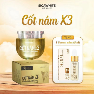 [Chính Hãng] [Tặng Serum] Kem Cốt Nám X3(30gr) + Serum Cốt Sâm (5ml) Sica White