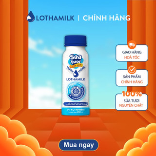 Sữa tươi lên men Lothamilk chai 250ml