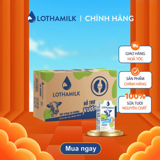Thùng 48 hộp sữa dinh dưỡng xương khỏe tiệt trùng Lothamilk 110ml