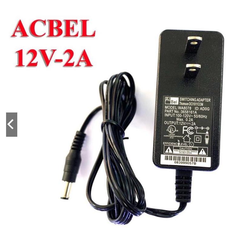 Nguồn 12v 2a AcBel chân to dùng cho camera - Nguồn Adapter 12v2a chất lượng cao