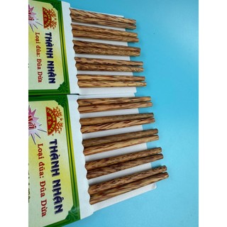 Bộ 10 đôi đũa dừa loại 1