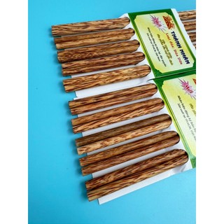 Bộ 10 đôi đũa dừa loại 1