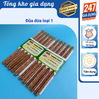 Bộ 10 đôi đũa dừa loại 1