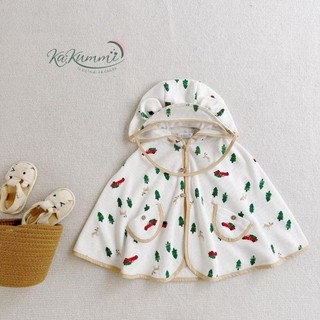 Áo choàng Ka KumMi vải thun cotton dày cho bé từ 14 tháng tuổi