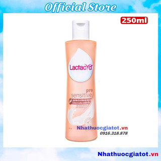 Dung dịch vệ sinh phụ nữ lactacyd pro sensitive giúp bảo vệ khỏi ngứa ngáy và kích ứng chai 250ml