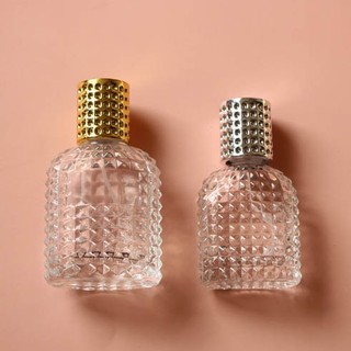 Chai, lọ đựng nước hoa, ống bơm thủy tinh vân kim cương dạng xịt, dung tích 30ml, 50ml