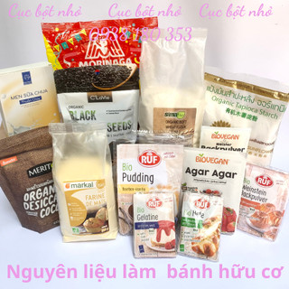 Set bột hữu cơ chế biến ăn dặm cho bé làm bánh nấu bột chè súp
