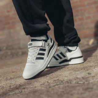 [ Hàng Chính Hãng ] Giày Adidas Forum Low Black White Full Box