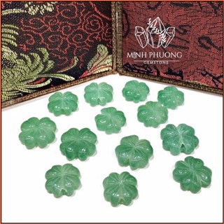 Charm Cỏ 4 Lá Xanh Even làm vòng tay, vòng cổ may mắn, tài lộc MDC075 - Hợp mệnh Mộc, Hỏa - Tặng kèm túi đựng
