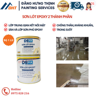 Sơn lót epoxy, sơn sàn epoxy #bộ 1l