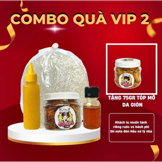 Bánh tráng phơi sương ruốc cá ngừ hành phi ăn kèm tóp mỡ da giòn và bơ béo - Combo 7