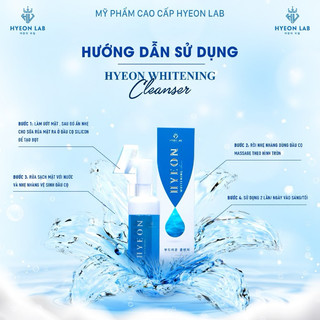 Sữa rửa mặt trắng da, kiềm dầu Hyeon whitening cleaser 150ml