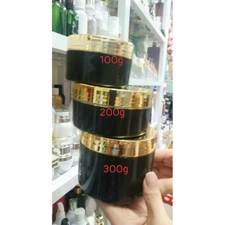 Hủ 100gr-200gr-300gr màu đen