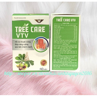 TREE CARE Kingphar -  Lọ 40 Viên - Giúp tăng sức bền vững thành mạch , Nhuận tràng , Chống táo bón