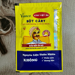 Bột gia vị nấu cary việt ấn vianco gói 10gr