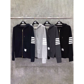 Hoodie Thom brown, nỉ dày cao cấp, viền 4 sọc, áo khoác nhập khẩu, loại tốt