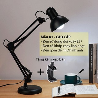 Đèn học để bàn + kẹp bàn bóng led chống cận bảo vệ mắt pixar - a1