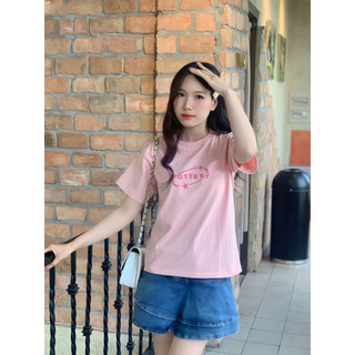 Áo Thun baby tee Form Fit Mẫu POTTERY Chất Cotton 100% co giãn 2 chiều.