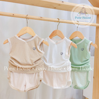 Bộ ba lỗ bu baby mềm mát cho bé trai bé gái size 12-18m đến 4-5y