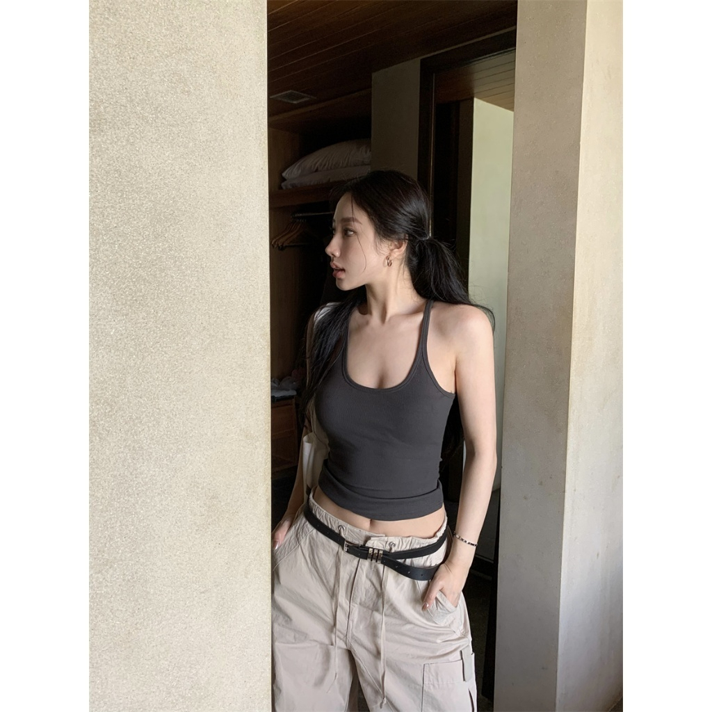 Áo Ba Lỗ Dây Bản Nhỏ Ôm Body Tôn Dáng, Áo Tanktop Thời Trang Nữ Cá Tính | BigBuy360 - bigbuy360.vn