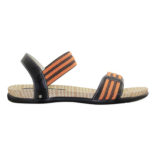 Sandal nữ Bita's SYN.62 (Cam đen + Đỏ kem + Xanh lá kem)