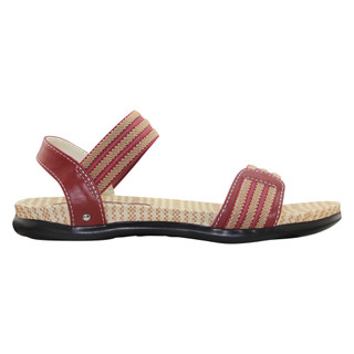 Sandal nữ Bita's SYN.62 (Cam đen + Đỏ kem + Xanh lá kem)