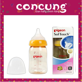 Bình sữa Pigeon cổ rộng cao cấp, đủ size 160ml 240ml, hàng nhập khẩu