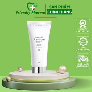 Kem Chống Nắng Hanayuki Sunscreen Body Nâng Tông Dưỡng Trắng SPF 50+/PA++++, Chống Nắng Hanayuki Chính Hãng 100g CN