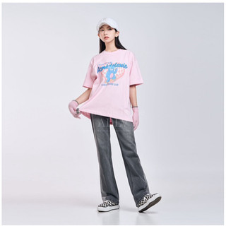 Áo thun form rộng adlv nữ