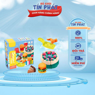 Đất sét nặn an toàn, không dính tay có kèm nhiều mẫu khuôn nhựa ABS cho bé khéo tay sáng tạo - DCTP