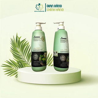Cặp dầu gội lemon valert chanh bưởi kích thích mọc tóc, cặp dầu gội chanh bưởi phục hồi tóc hư tổn chai 800ml