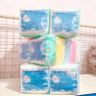 Khăn Sữa Nhật Cuốn Biên 4 Lớp( 10 cái )