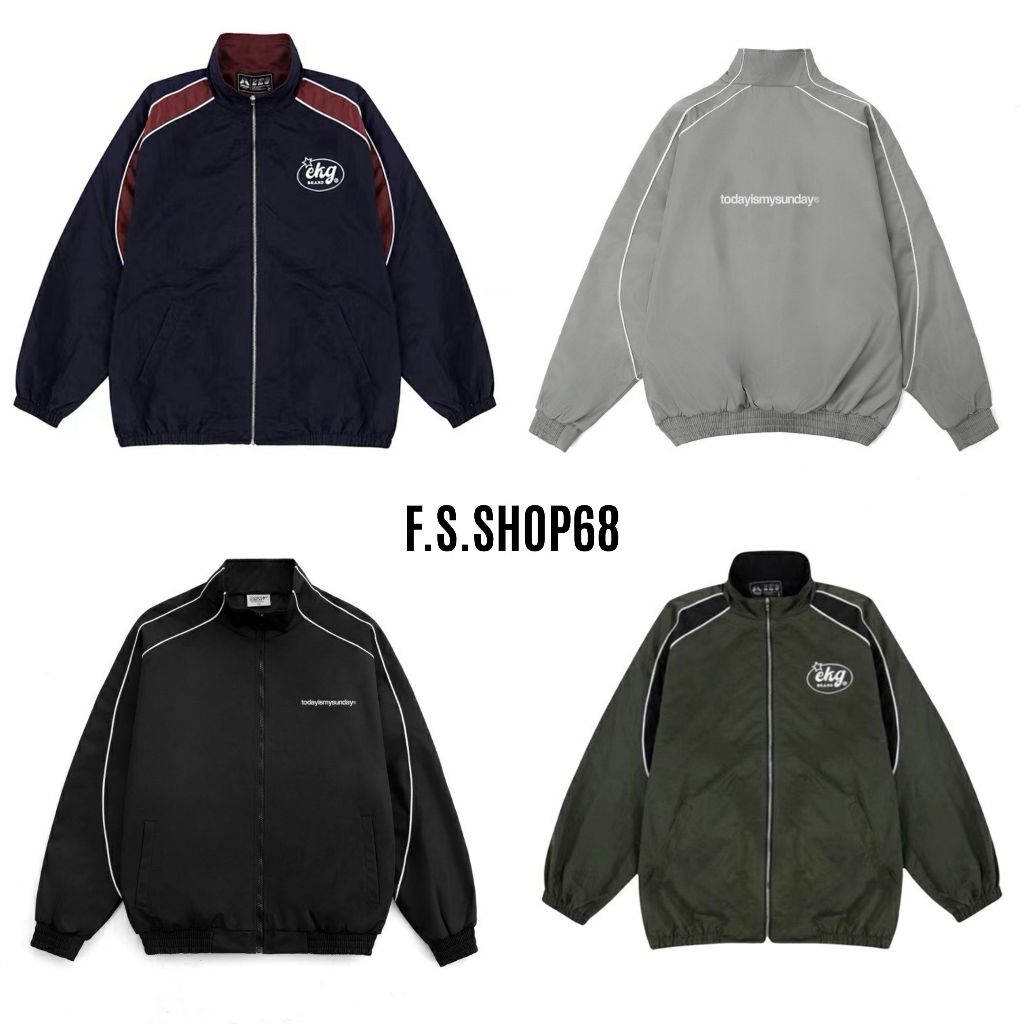 Áo Khoác Dù 2 Lớp TODAYISSUNDAY EKG 2024 Phối Viền Nam Nữ Form Rộng Nhiều Mẫu, Áo Gió Chống Nắng Kiể
