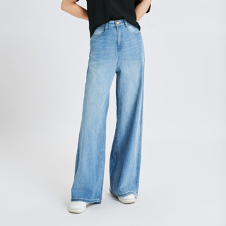 Quần jeans nữ VIỆTBROTHERS ống rộng 241QBU02