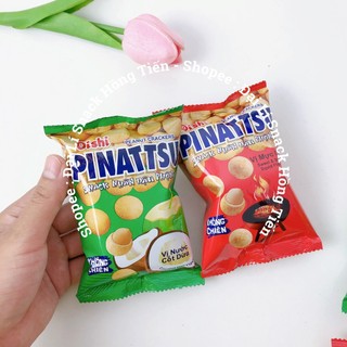 Snack đậu phộng pinatsu oishi 2 vị cốt dừa mực cay