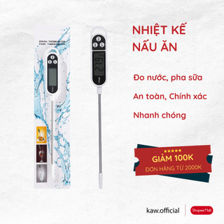 Nhiệt kế nấu ăn KAW pha sữa KT300 - Đo Nhiệt Độ Nước, Sữa, An toàn, Độ Chính Xác Cao