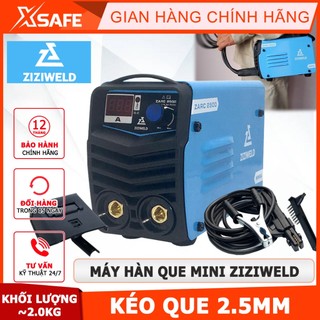 Máy hàn que mini ZIZIWELD ZARC-2500 công suất 4.7 KVA hệ số công suất 0.65 cấp bảo vệ IP21S 