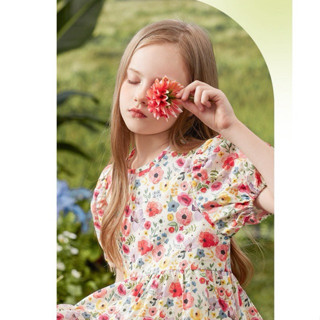 [HÀNG THIẾT KẾ MIRRO] Váy Cho Bé Váy Hoa Nhí Tay Bồng Váy Mùa Hè Vải Thô Hàn Đầm Công Chúa Cho Bé Gái 10 - 50kg