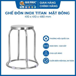  Bộ 2 Ghế đôn inox 201 TITAN, cao 46cm