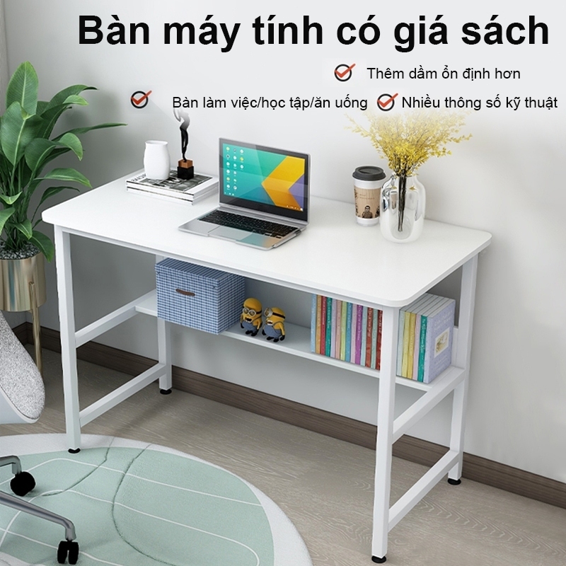 HUHU Bàn làm việc gỗ dùng cho văn phòng, học bài, để máy tính cho học sinh, sinh viên | BigBuy360 - bigbuy360.vn