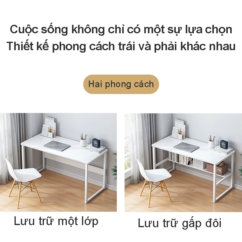 HUHU Bàn làm việc gỗ dùng cho văn phòng, học bài, để máy tính cho học sinh, sinh viên | BigBuy360 - bigbuy360.vn
