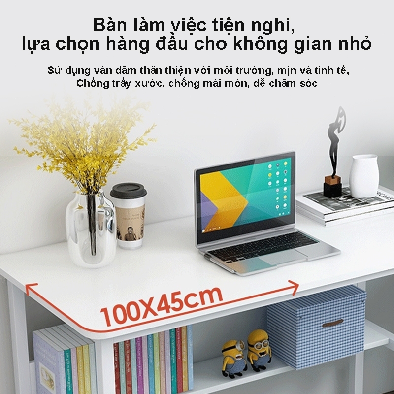 HUHU Bàn làm việc gỗ dùng cho văn phòng, học bài, để máy tính cho học sinh, sinh viên | BigBuy360 - bigbuy360.vn