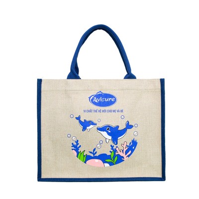 [HB GIFT] Túi Linen Avisure size to chắc chắn, đứng form đựng đồ bỉm sữa tiện dụng