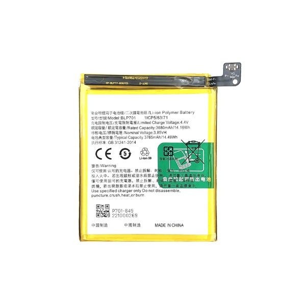 Pin Oppo Chính Hãng BLP701 Dùng Cho Reno