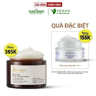 Thạch Bí Đao cocoon (kem dưỡng ẩm) cấp ẩm và ngừa mụn 100ml thuần chay
